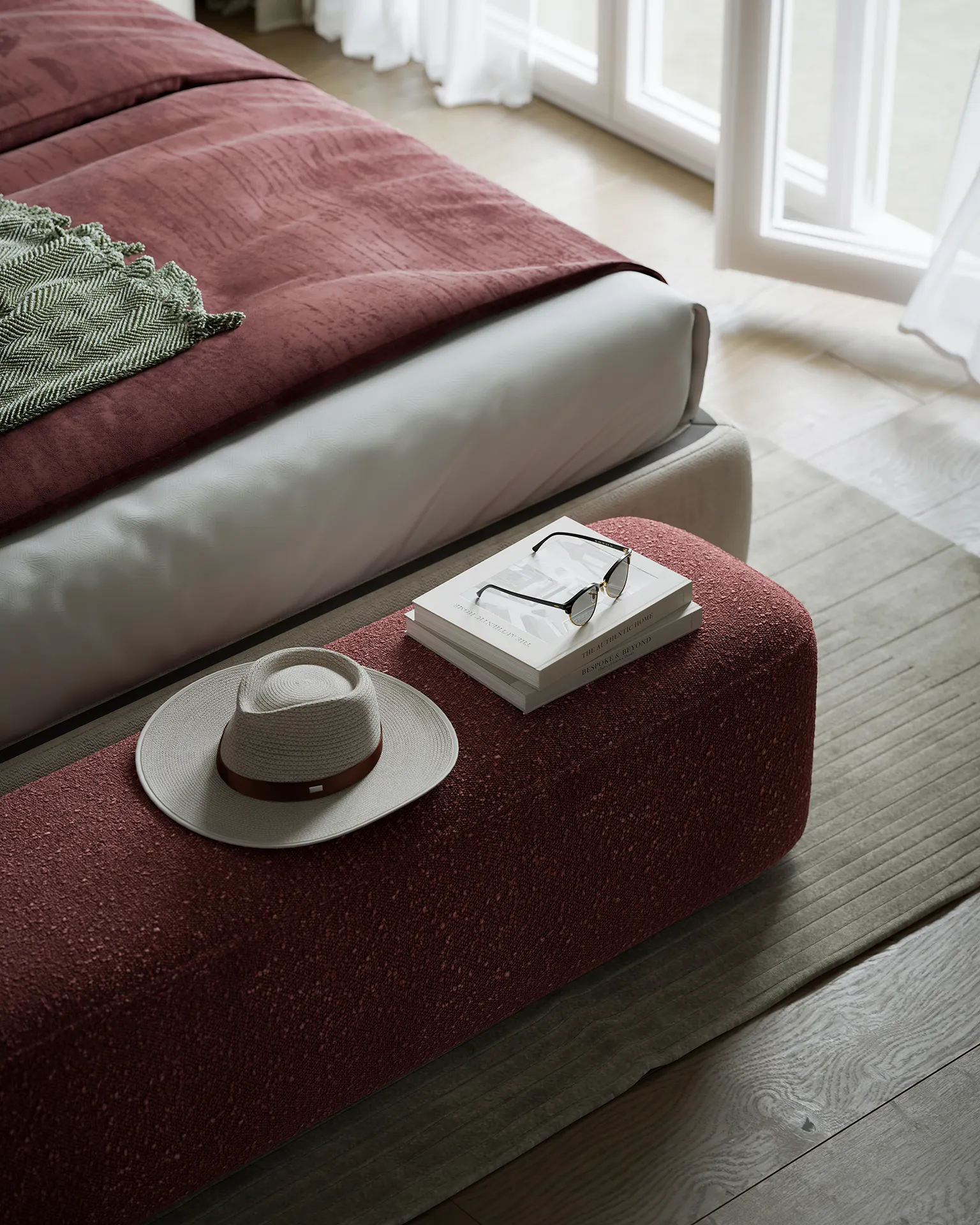 Camera da letto, materiali di qualità e design contemporaneo Rondò Living
